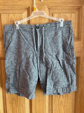 Calvin Klein Gray Drawstring Casual Hybrid Shorts